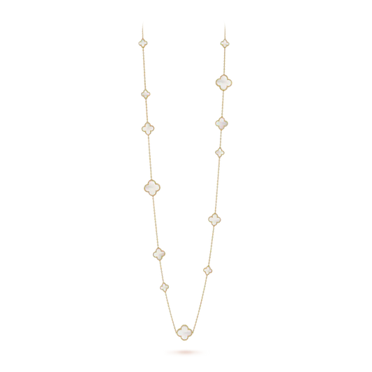 ヴァン クリーフ＆アーペル マジック アルハンブラ ロングネックレス チャーム16個