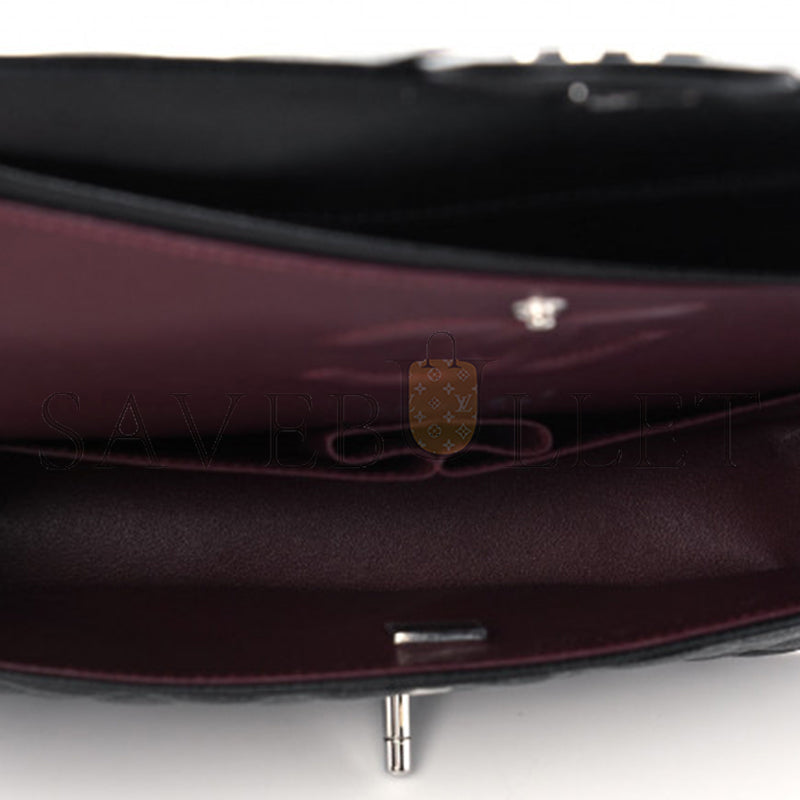 シャネル キャビア キルティング ミディアム ダブルフラップ 1154144 (25*15*6cm)