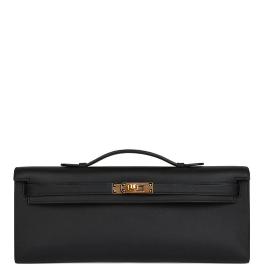 エルメス ケリーカット ブラック スイフト ゴールド金具