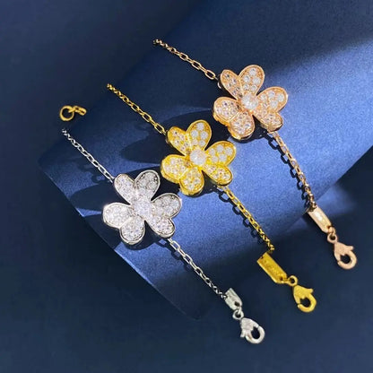 ヴァン クリーフ＆アーペル クローバー ダイヤモンド ブレスレット