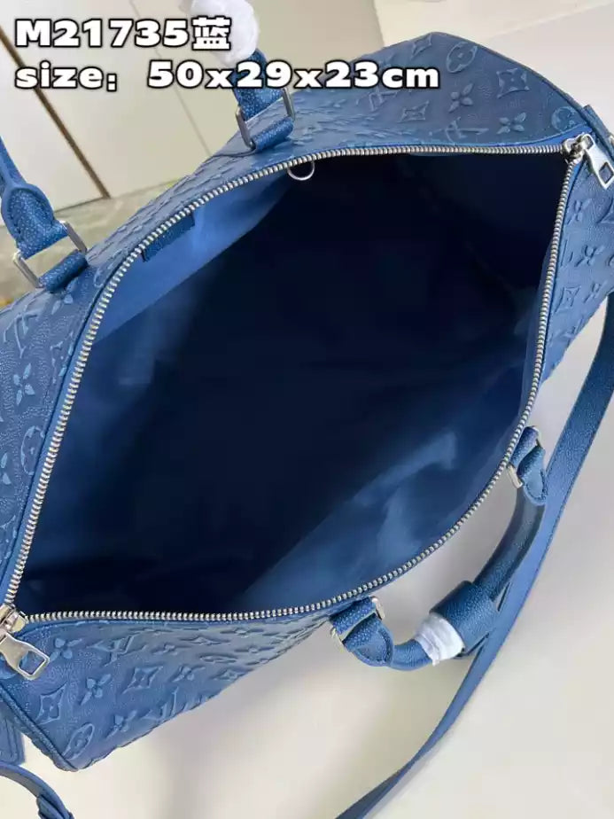 キーポル バンドリエール 50 ダッフルバッグ（ブルー） – LW360