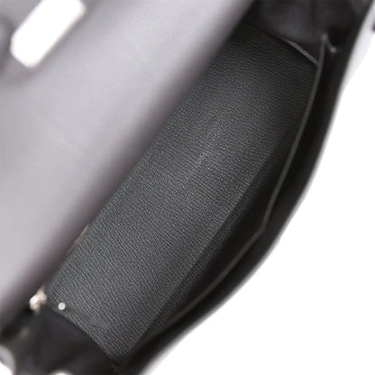 エルメス ケリー ルトゥールヌ 32cm ブラック トゴ パラジウム金具