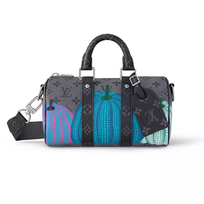 X 草間彌生 キーポル 25 バッグ モノグラム エクリプス キャンバス M46437 – LW248