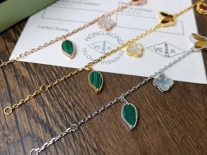 ヴァン クリーフ＆アーペル 四つ葉のクローバー バタフライ ブレスレット