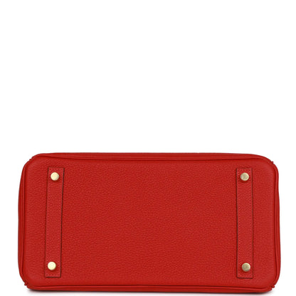 エルメス スペシャルオーダー（HSS）バーキン30 ルージュ・カザック トゴ ゴールド金具