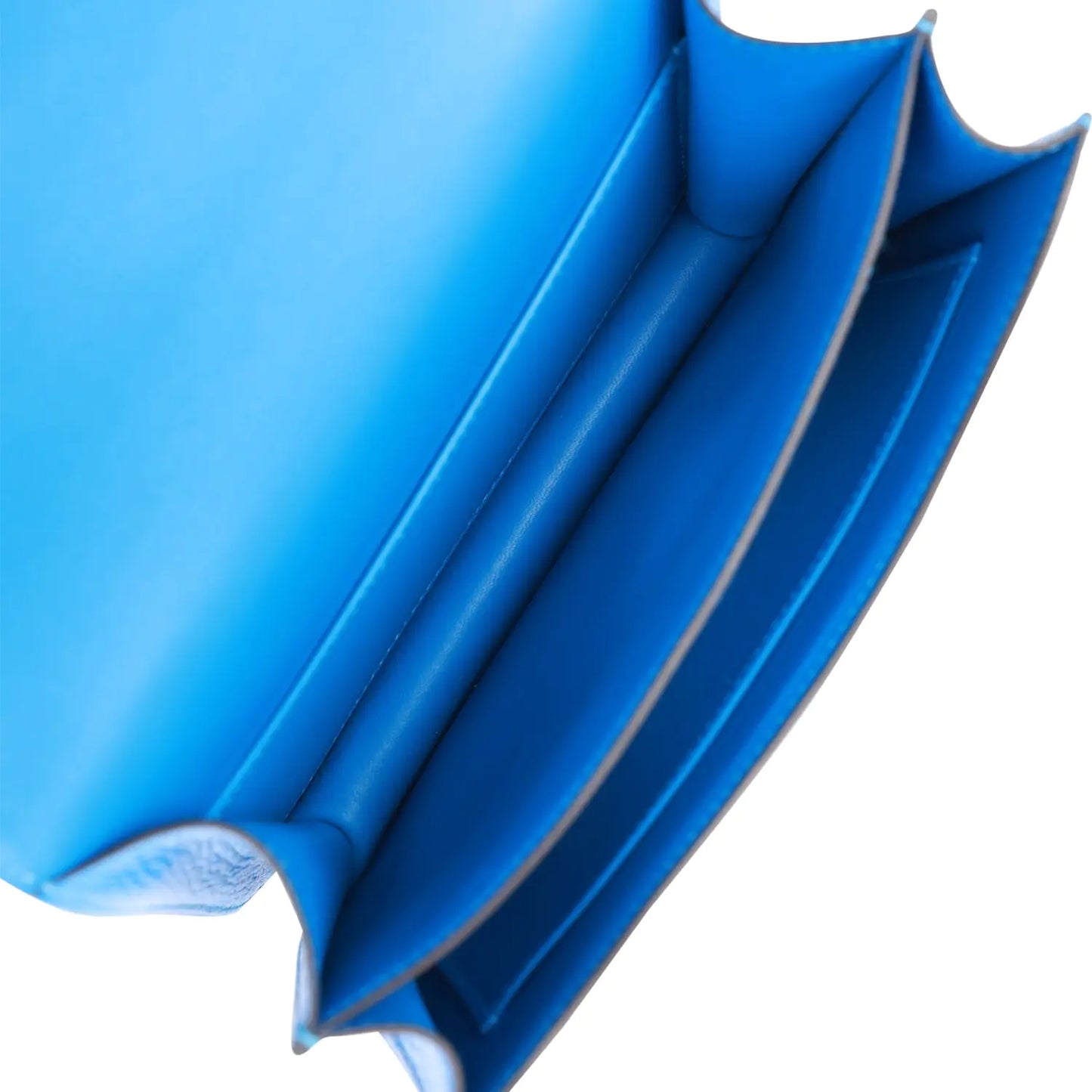 エルメス コンスタンス 18 ブルーイドラ シェーブル ゴールド金具