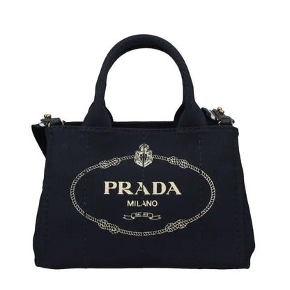 PRADA コットンキャンバス 2WAYトートバッグ