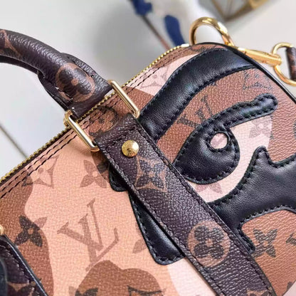 キーポル バンドリエール 25 バッグ ブラウン M46678 – LW254