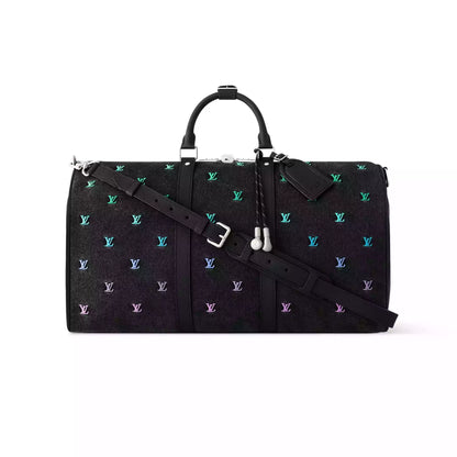 キーポル バンドリエール 50 バッグ ブラック ブラゾン デニム M13966 – LW352