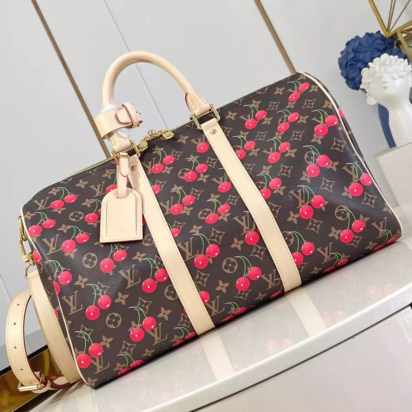 X 村上隆 キーポル バンドリエール 45 バッグ M13764 – LW355