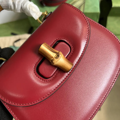 グッチ バンブー 1947 ミニトップハンドルバッグ