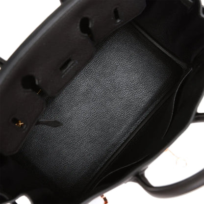 エルメス バーキン 25 ブラック トゴ ローズゴールド金具