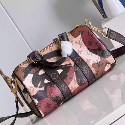 キーポル バンドリエール 25 バッグ ブラウン M46678 – LW254