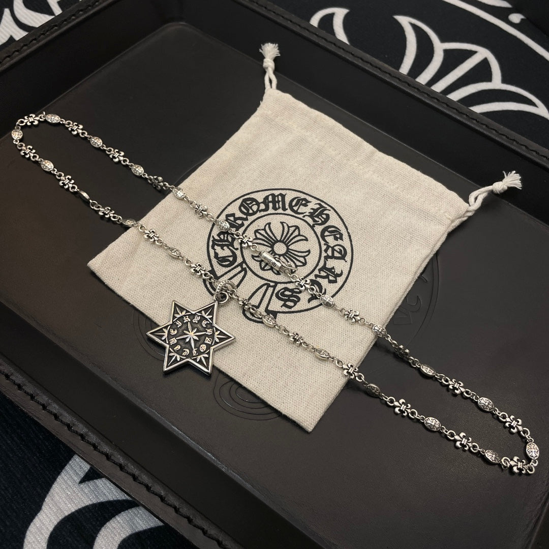 【CHROME HEARTS】ネックレス、新しいネックレス万能シンプルファッションオーナメント 24614