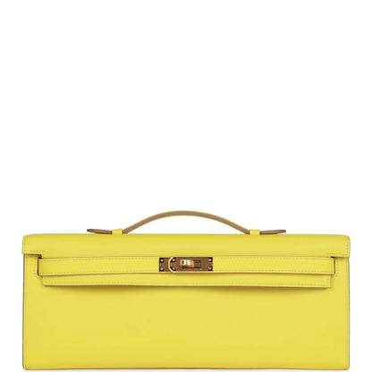 エルメス ケリーカット ライムスイフト ゴールド金具