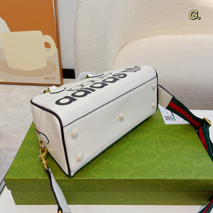 ADIDAS X GUCCI ミニ ダッフルバッグ 28 X 16 X 12CM
