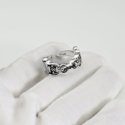 【Chrome Hearts】 男性と女性のためのクロエハートファッションパーソナリティリング