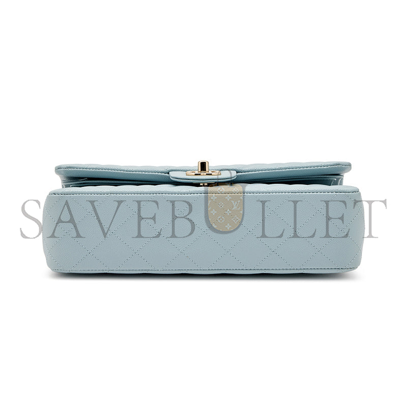 シャネル キャビア キルティング ミディアム ダブルフラップ 1301452 (25*15*7cm)