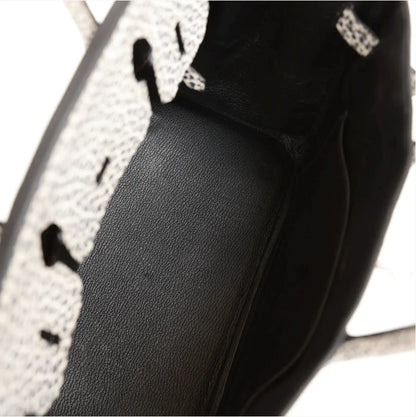 ヴィンテージ エルメス バーキン 30 ホワイト ダルメシアン バッファロー ゴールド金具