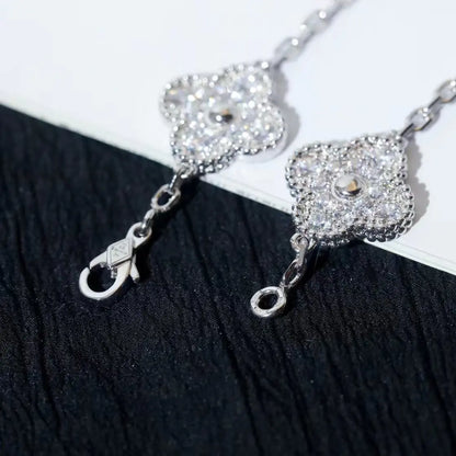 ヴァン クリーフ＆アーペル 四つ葉のクローバー フルダイヤモンド ブレスレット