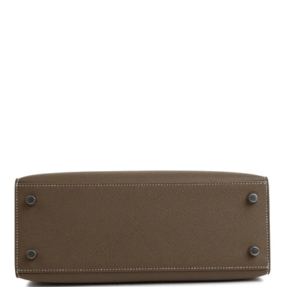 エルメス ケリーセリエ25 エトゥープ エプソン パラジウム金具