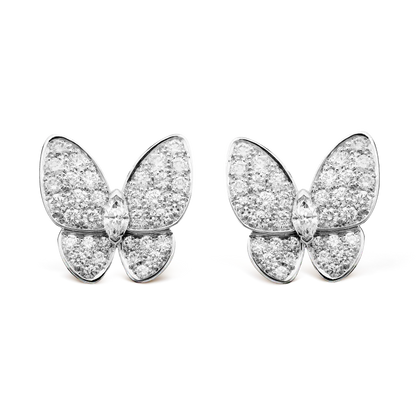 ヴァン クリーフ＆アーペルの新作、ツー バタフライ イヤリング