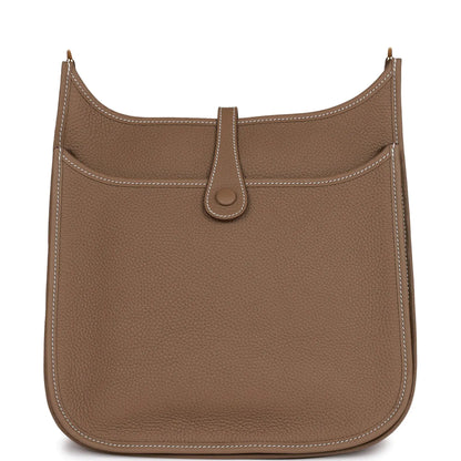 エルメス エブリンPM エトゥープ クレマンス ゴールド金具