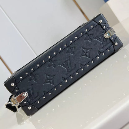 クラッチボックス ブラック モノグラム シャドウ カウハイドレザー M12876 – LW275