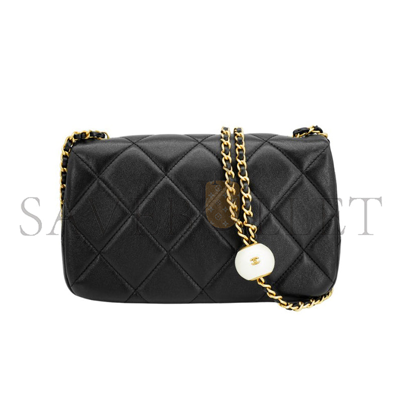 シャネル マスター ダブルパール アジャスタブルチェーン フラップバッグ AS4861 (20.5×13×6.5cm)