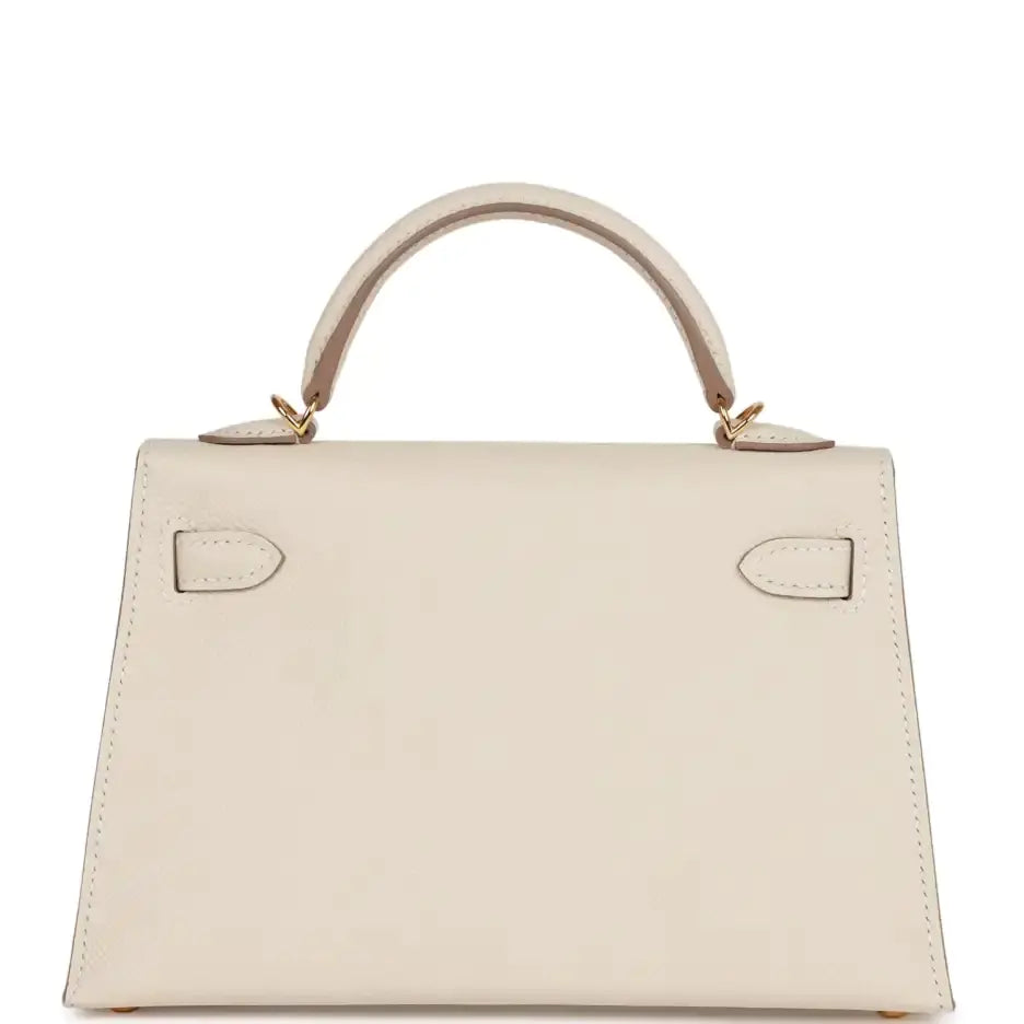 エルメス ケリー・セリエ 20 チョーク エプソン ゴールド金具