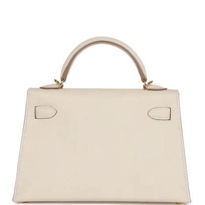 エルメス ケリー・セリエ 20 チョーク エプソン ゴールド金具