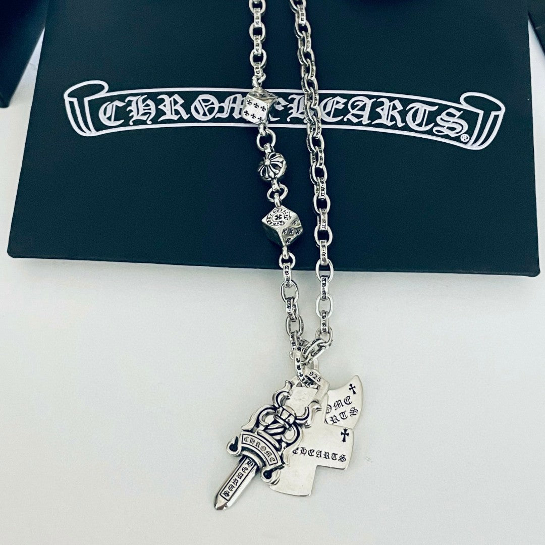 【Chrome Hearts】ネックレス、新しいネックレス万能シンプルファッションオーナメント