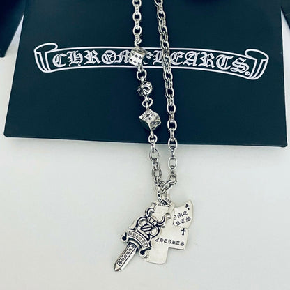 【Chrome Hearts】ネックレス、新しいネックレス万能シンプルファッションオーナメント