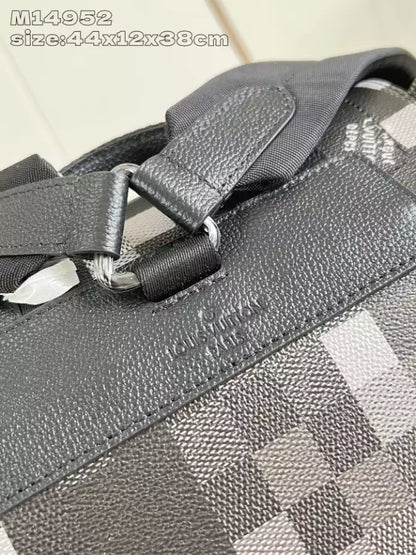 クリストファー MM バックパック ブラック ダモフラージュ ブラック キャンバス M14952 – LW334