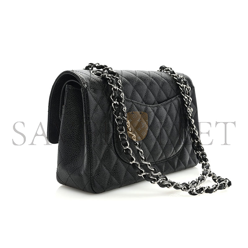 シャネル キャビア キルティング ミディアム クラシック フラップ 1403076 (25*15*7cm)