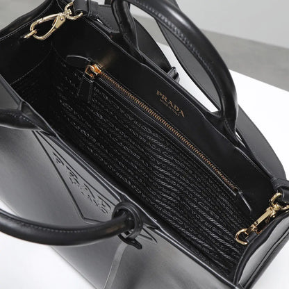 PRADA トートバッグ 1BA376 ASK エンボスロゴ SOFT CALF