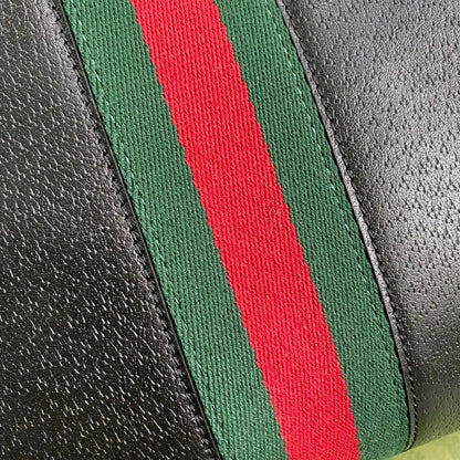 OPHIDIA ミディアム トートバッグ（ブラックレザー）