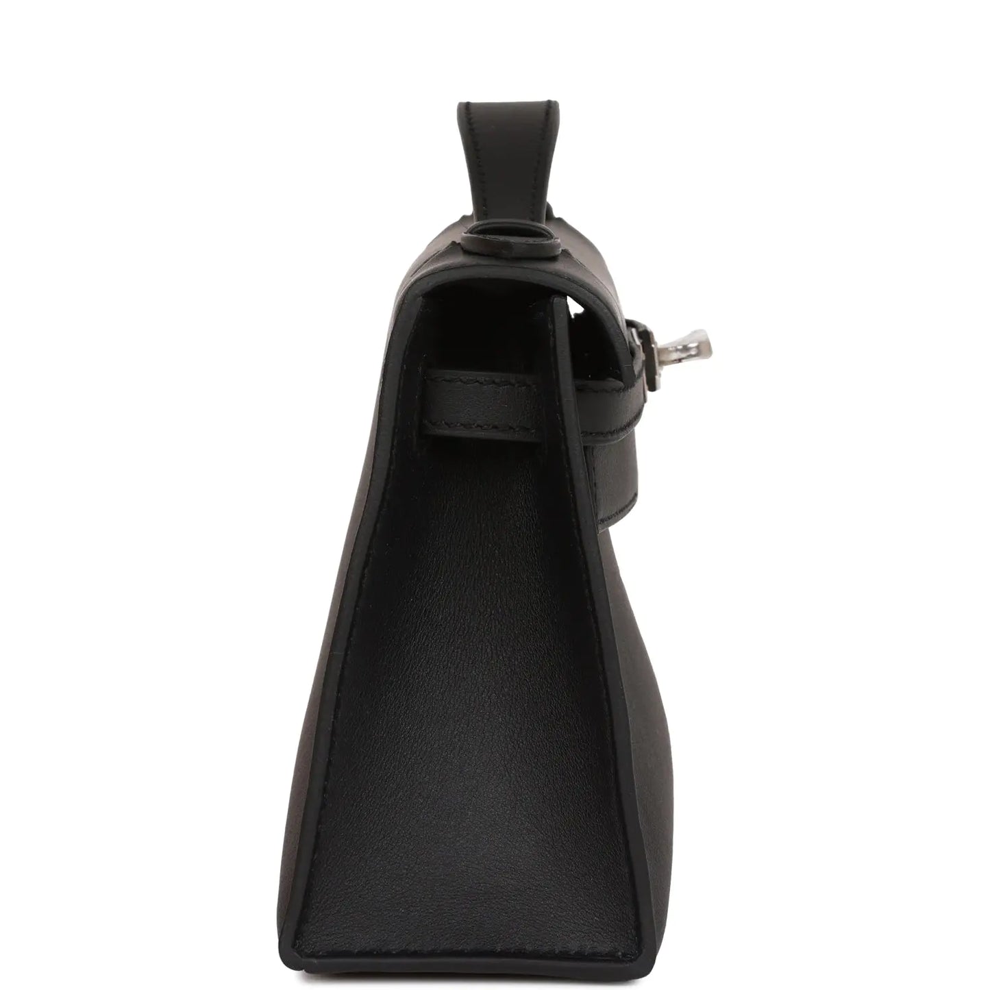 エルメス ケリー ポシェット ブラック スイフト パラジウム金具