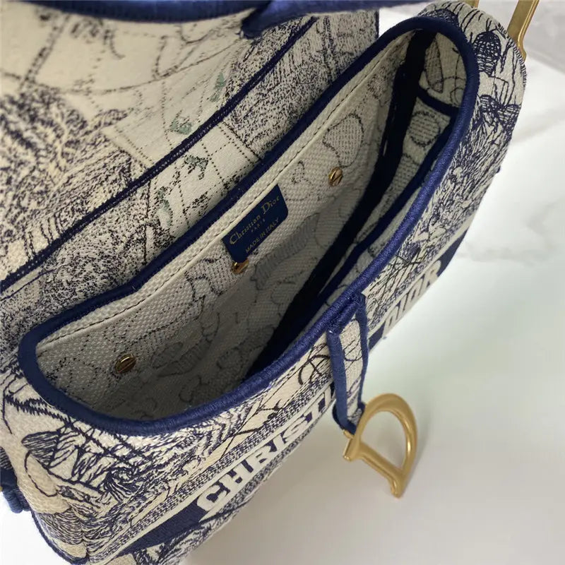 ディオール ベルベット サドルバッグ