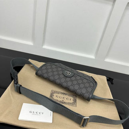 グッチ グレー オフィディア スモール GG ベルトバッグ – BG055
