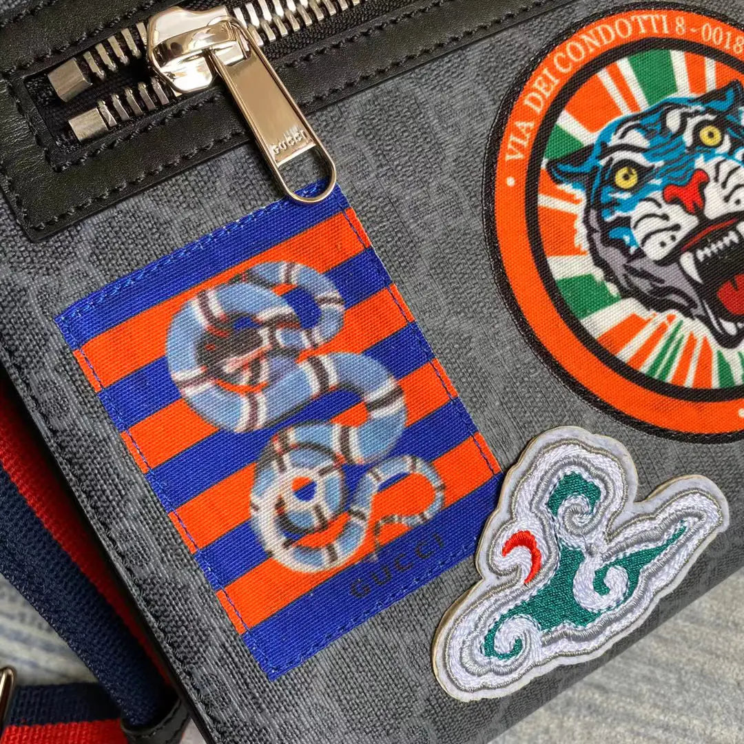 GGブラック スモール メッセンジャーバッグ