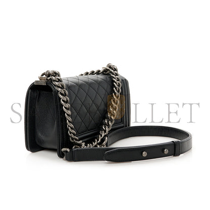 シャネル マスターキャビア キルティング スモールボーイ フラップ A67085 (20*12*8cm)