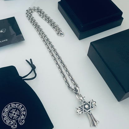 【CHROME HEARTS】クロムハーツ、新しいネックレス万能シンプルファッションオーナメント