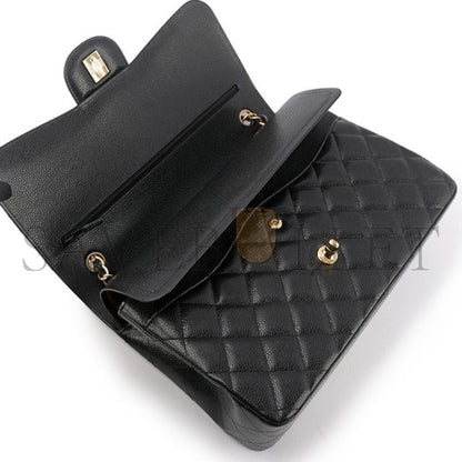 シャネル キャビア キルティング ジャンボ クラシック ダブルフラップバッグ 1256173 (30*20*10cm)