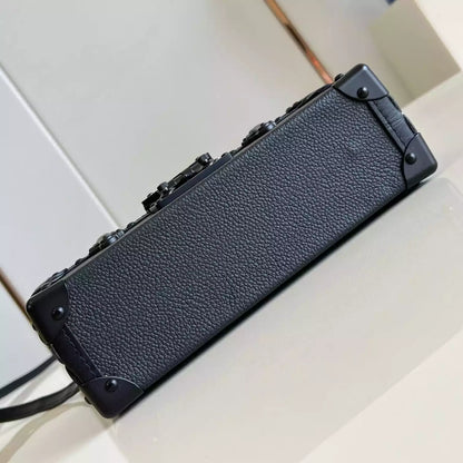 プチ マル ハンドバッグ ブラック 牛革 M24303 – LW430