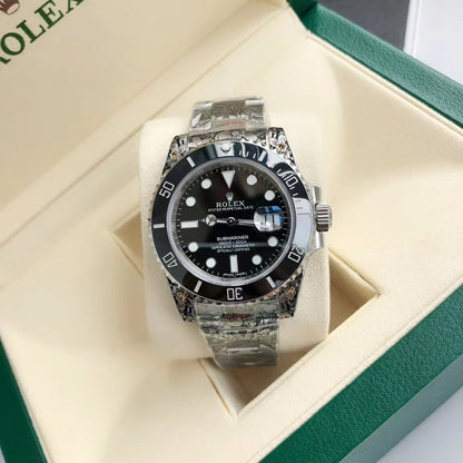 ロレックス サブマリーナーデイト 彫金 116610LV/116610LN