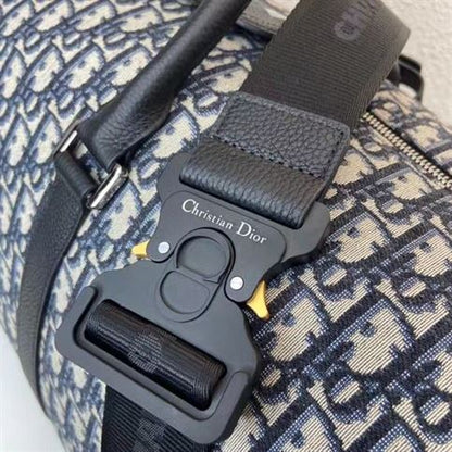 ディオール リンゴ 50 バッグ ベージュ＆ブラック ディオール オブリーク ジャカード – DIO017