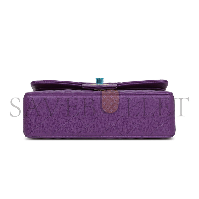 シャネル キャビア キルティング スモール ダブルフラップ 1200354 (23*13*6cm)