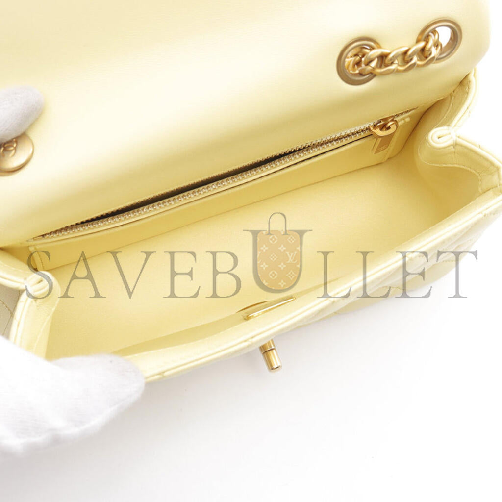 シャネル マスター カメリア アジャスタブル バックル チェーン フラップ バッグ ラージ ミニ (20*13*7cm)