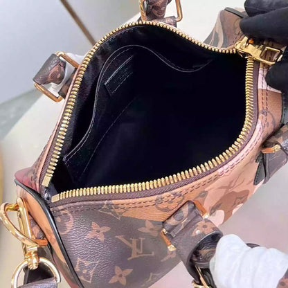 キーポル バンドリエール 25 バッグ ブラウン M46678 – LW254